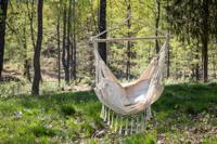 Venture Home Culasi Hangstoel 50 x 120 x 100 - Wit - thumbnail