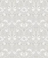 Dutch Wallcoverings Hidden Treasures 2 -Spring Thicket Wit/Grs - Wit/Grijs - thumbnail