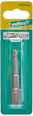 Wolfcraft Adapter | Voor dopsleutels | 13mm (1/2) | 1 stuk - 2414000 Wolfcraft Adapter | Voor dopsleutels | 13mm (1/2) | 1 stuk - 2414000