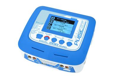 Pulsetec Excel 200 Quad lader (LiFe, LiIon, LiPo, LiHV, NiMH, NiMH, NiCd en PB) Pulsetec Excel 200 Quad lader (LiFe, LiIon, LiPo, LiHV, NiMH, NiMH, NiCd en PB)