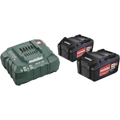 Metabo Basic-Set 2 x 4.0 Ah 685050000 Laadstation Incl. 2 accus