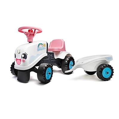 FALK - Trekkerwagen met aanhangwagen Rainbow Farm