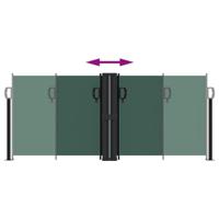 VidaXL Windscherm uittrekbaar 100x600 cm donkergroen - thumbnail