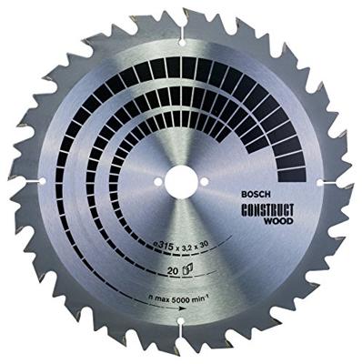 Bosch Accessories Construct Wood 2608640701 Hardmetaal-cirkelzaagblad 315 x 30 x 3.2 mm Aantal tanden: 20 1 stuk(s) Bosch Accessories Construct Wood 2608640701 Hardmetaal-cirkelzaagblad 315 x 30 x 3.2 mm Aantal tanden: 20 1 stuk(s)