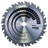 Bosch Accessories Construct Wood 2608640701 Hardmetaal-cirkelzaagblad 315 x 30 x 3.2 mm Aantal tanden: 20 1 stuk(s) - thumbnail