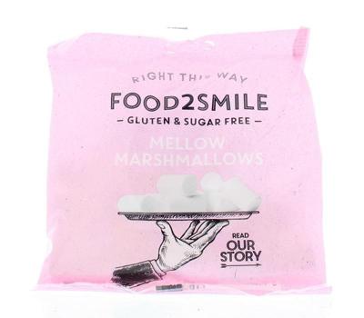 Food2Smile Marshmallows suikervrij glutenvrij lactosevrij 50 Gram Food2Smile Marshmallows suikervrij glutenvrij lactosevrij 50 Gram