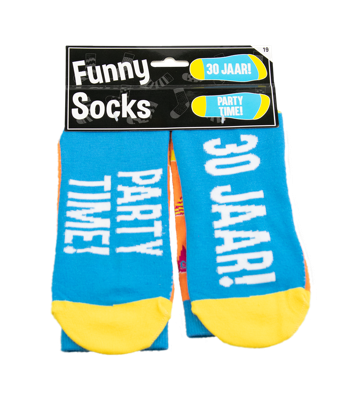 Funny socks - 30 jaar Funny socks - 30 jaar