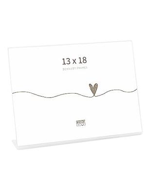 Deknudt Kader met voet in kunststof voor een horizontale foto 13x18 S58RL1