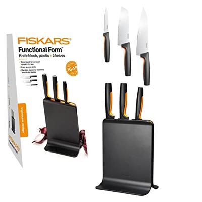 Fiskars Functional Form Kunststof messenblok met 3 messen - thumbnail