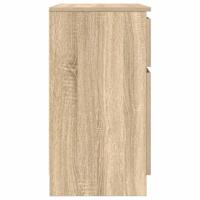 Dressoir met lade 71x35x65 cm spaanplaat sonoma eikenkleurig - thumbnail