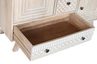 Dressoir DKD Home Decor Wit Natuurlijk Mangohout 115 x 42 x 75 cm - thumbnail
