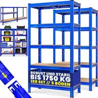 Monzana Metalen Opbergrek tot 875kg blauw - thumbnail