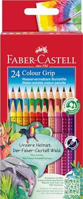 Faber Castell FC-112424 Kleurpotlood Faber-Castell GRIP Kartonnen Etui A 24 Stuks Faber Castell FC-112424 Kleurpotlood Faber-Castell GRIP Kartonnen Etui A 24 Stuks