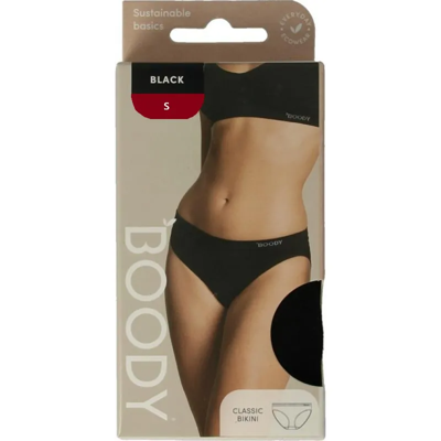 Boody Classic Bikinislip Zwart S