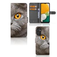 Telefoonhoesje | Met pasjeshouder | Samsung Galaxy A14 5G Britse Korthaar - thumbnail