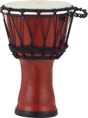 Pearl PBJVR-7/699 Rope Tuned djembe Molten Scarlet 7 inch