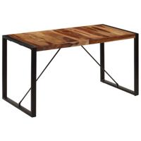 VidaXL Eettafel 140x70x75 cm massief acaciahout - thumbnail