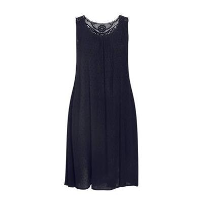 Paprika jurk met kant marine