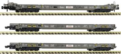 Fleischmann 6660093 N set van 3: Rollende snelweg van de Hupac