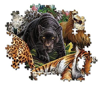 Clementoni puzzel wilde katachtigen, 500st.