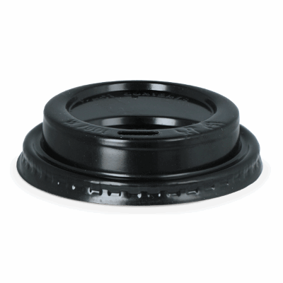 Koffiebeker Deksels To Go zwart 70mm (100 stuks)