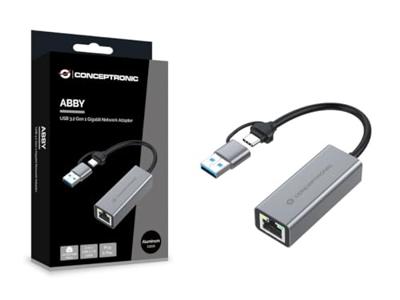 Conceptronic ABBY08G netwerkkaart Ethernet 5000 Mbit/s Conceptronic ABBY08G netwerkkaart Ethernet 5000 Mbit/s