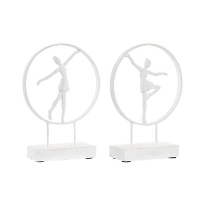 Decoratieve figuren DKD Home Decor 23 x 9 x 33 cm Wit Balletdanseres (2 Stuks) Decoratieve figuren DKD Home Decor 23 x 9 x 33 cm Wit Balletdanseres (2 Stuks)