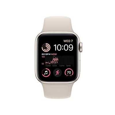 Refurbished Apple Watch SE 2022 GPS 40mm Sterrenlicht Licht gebruikt