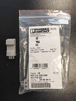 Phoenix Contact Steekmodule Met LED, Met varisator RIF-LV-120-230 AC/110 DC Lichtkleur (naam): Geel 1 stuk(s) Phoenix Contact Steekmodule Met LED, Met varisator RIF-LV-120-230 AC/110 DC Lichtkleur (naam): Geel 1 stuk(s)