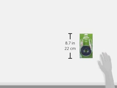 Adam Hall K3TPC0300 Audio Adapterkabel [2x Cinch-stekker - 2x Jackplug male 6,3 mm] 3.00 m Zwart