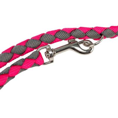 Trixie hondenriem cavo verstelbaar fuchsia / grijs