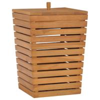 VidaXL Wasmand 30x30x45 cm massief teakhout - thumbnail