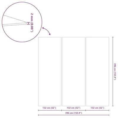 VidaXL Zwembad grondzeil zwart 396 x 396 x 0,1 cm niet-geweven stof