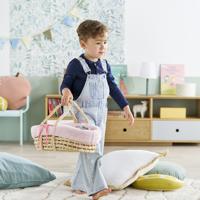 Corolle gevlochten mandenset set voor babypop - pluche - thumbnail