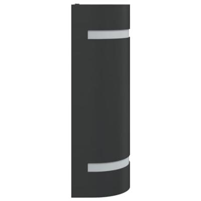 VidaXL Buitenwandlamp gegoten aluminium zwart