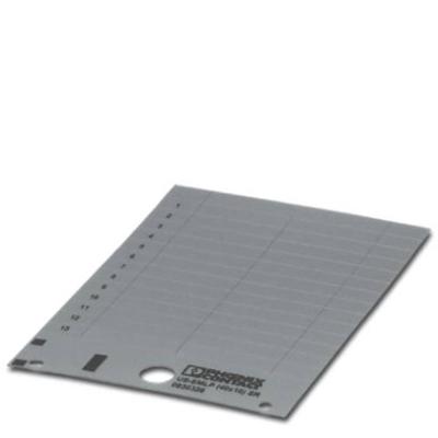Phoenix Contact 0830328 US-EMLP (40X10) SR Apparaatmarkering Montagemethode: Plakken Markeringsvlak: 40 x 10 mm Zilver Aantal markeringen: 280 10 katernen Phoenix Contact 0830328 US-EMLP (40X10) SR Apparaatmarkering Montagemethode: Plakken Markeringsvlak: 40 x 10 mm Zilver Aantal markeringen: 280 10 katernen