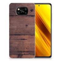 Xiaomi Poco X3 | Poco X3 Pro | Bumper Hoesje | Old Wood - thumbnail