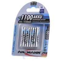 Ansmann HR03 Oplaadbare AAA batterij (potlood) NiMH 1050 mAh 1.2 V 4 stuk(s) - thumbnail