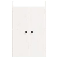 Kastdeurtjes voor buitenkeuken 2 st 50x9x82 cm grenenhout wit - thumbnail