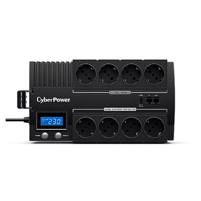 CyberPower BR1000ELCD Line-Interactive 1000VA 8AC outlet(s) Zwart UPS