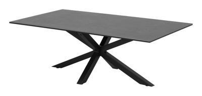 Sohome Salontafel 'Parker' Keramiek, 130 x 70cm, kleur Zwart