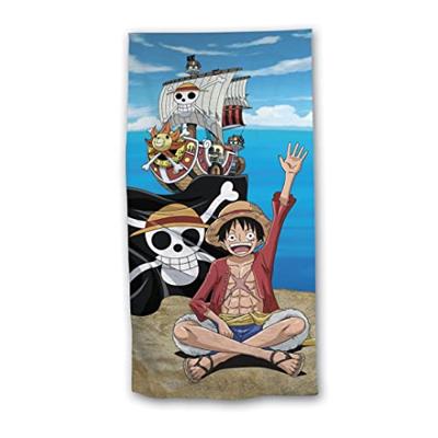 One Piece strandlaken 70 x 140 cm katoen