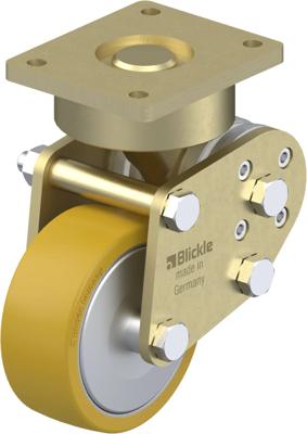 Blickle LPFE-ALTH 101K-FA Geveerd zwenkwiel Wieldiameter: 100 mm Draagvermogen (max.): 350 kg 1 stuk(s)