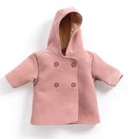 Jas met capuchon - Pomea - DJECO rozen - thumbnail