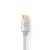 Nedis USB-Kabel | USB-C Male | USB Micro-B Male | 480 Mbps | 2 m | 1 stuks - CCTB60650AL20 CCTB60650AL20 - thumbnail