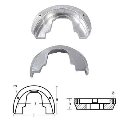 TEN00906 - ZINKANODE OMC 90PK 0,73KG Bombardier