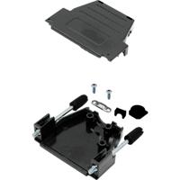 MH Connectors MHDSSK-P-15-L-K D-sub behuizing Aantal polen: 15 Zwart 1 stuk(s) - thumbnail