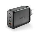 NGS Bud 240 W, ultrasnelle wandlader met 4 poorten, 3 USB-C(PD3.1 & PPS), 1 USB-A (QC 3.0, 30 W), compact en draagbaar voor smartphones, tablets, laptops, vuurvaste GAN-materialen, gelijktijdig - thumbnail