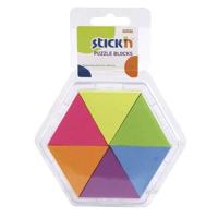 Basic Memoblaadjes puzzel 6 kleuren - thumbnail
