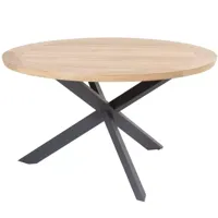 Prado teaktafel Ø130 cm - thumbnail